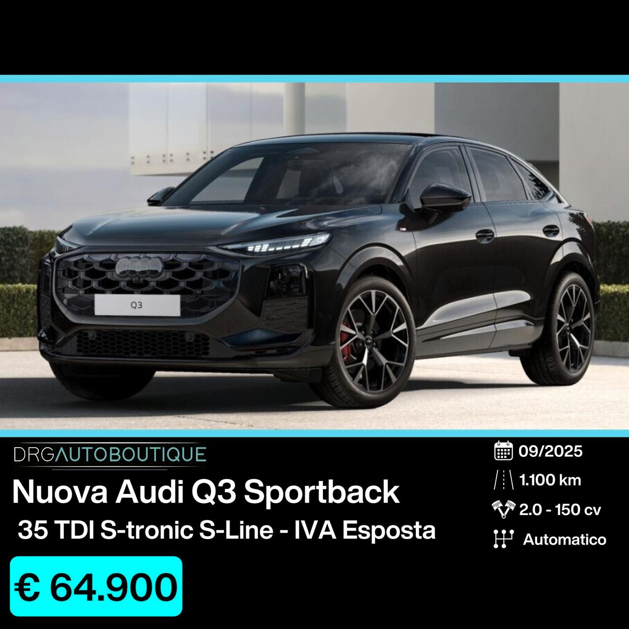 NEW Audi Q3 SPB 35 TDI S tronic line edition/TECHPRO/IVAESP