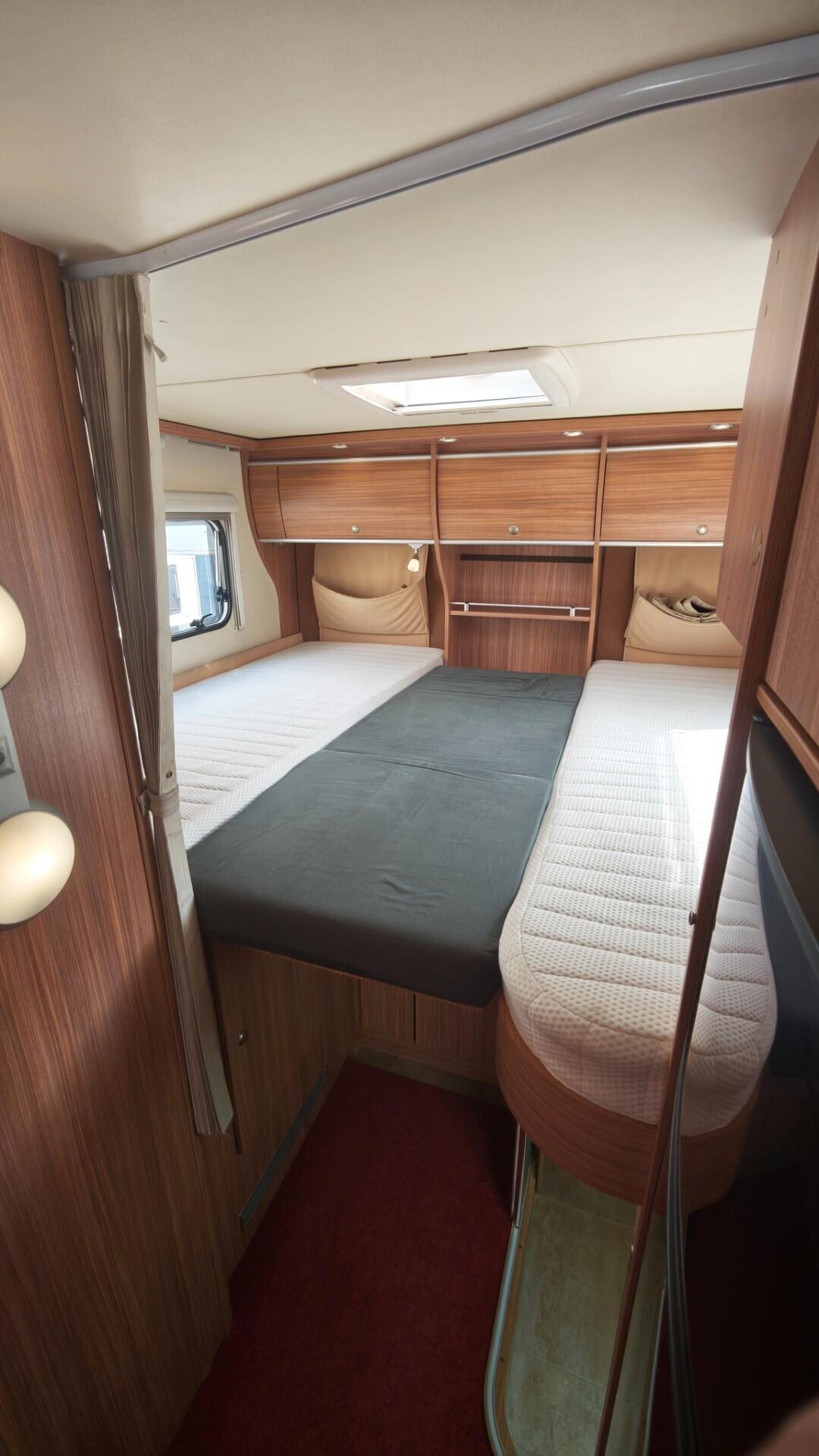 Burstner su Ducato 130cv con Gemelli e basculante