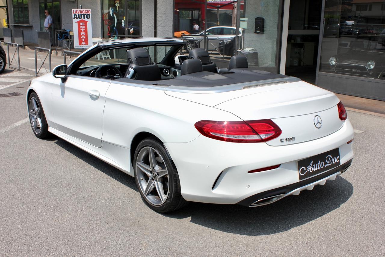 Mercedes-benz C 180 AMG CABRIO SPORT AUTOMATICA INTERNI SPORT ANTRACITE