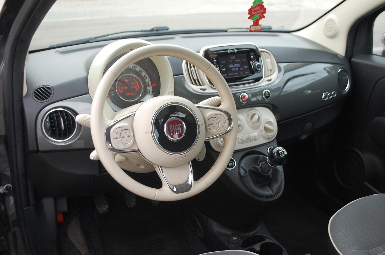 Fiat 500 1.2 Lounge 69CV my20 Uff Italy Lega USB U-Connect