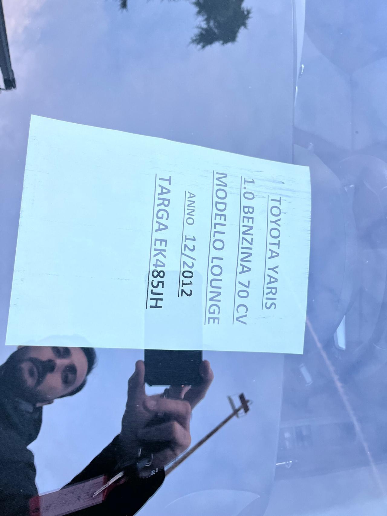 Toyota Yaris 1.0 BENZINA Lounge” tagliandi Toyota”