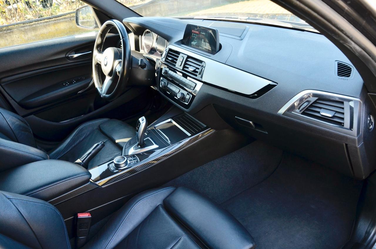 BMW 118d MSPORT 150cv AUT, UFF ITALIANA, EURO 6D, FARI FULL LED, PELLE, 18", PERMUTE