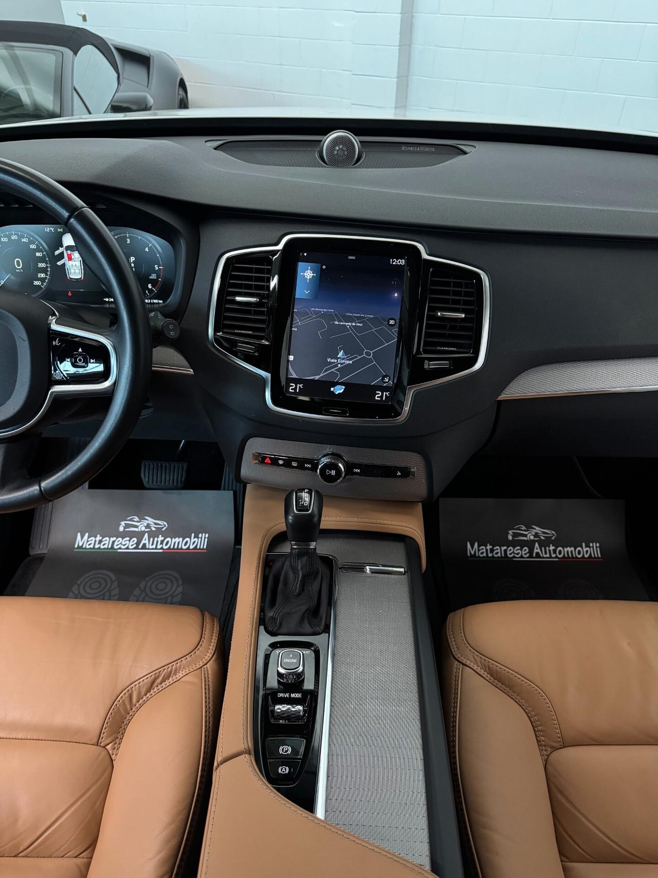 Volvo XC90 D5 2.0cc 224cv 7 Posti INSCRIPTION Full Led Pelle