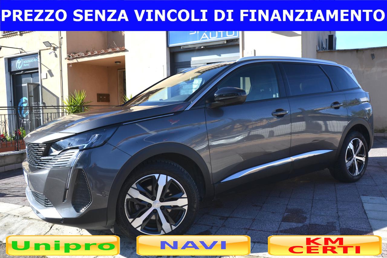 Peugeot 5008 1.5 HDi 130CV 7POSTI AUT.+NAV+LED+RCAM+PELLE+PDC