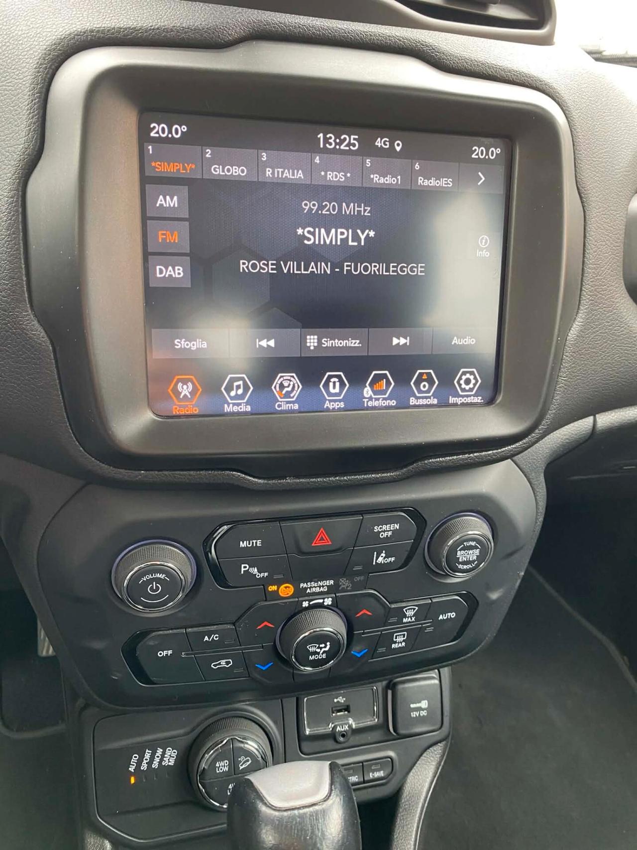 Jeep Renegade 1.3 Benz/Ibrida Plug-in 190cv Limited 4xe