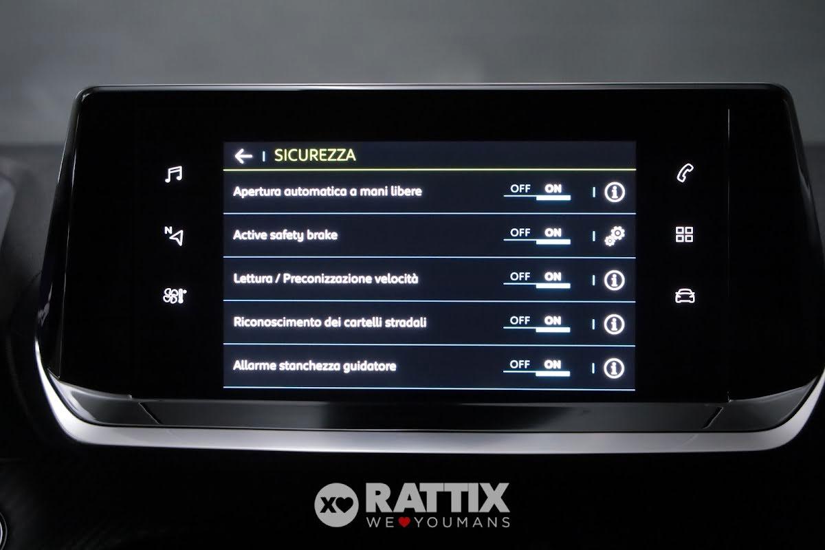 Peugeot e-208 motore elettrico 100kW Allure Pack