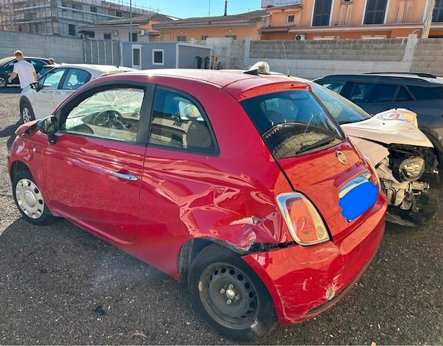 Fiat 500 1.0 Hybrid incidentata