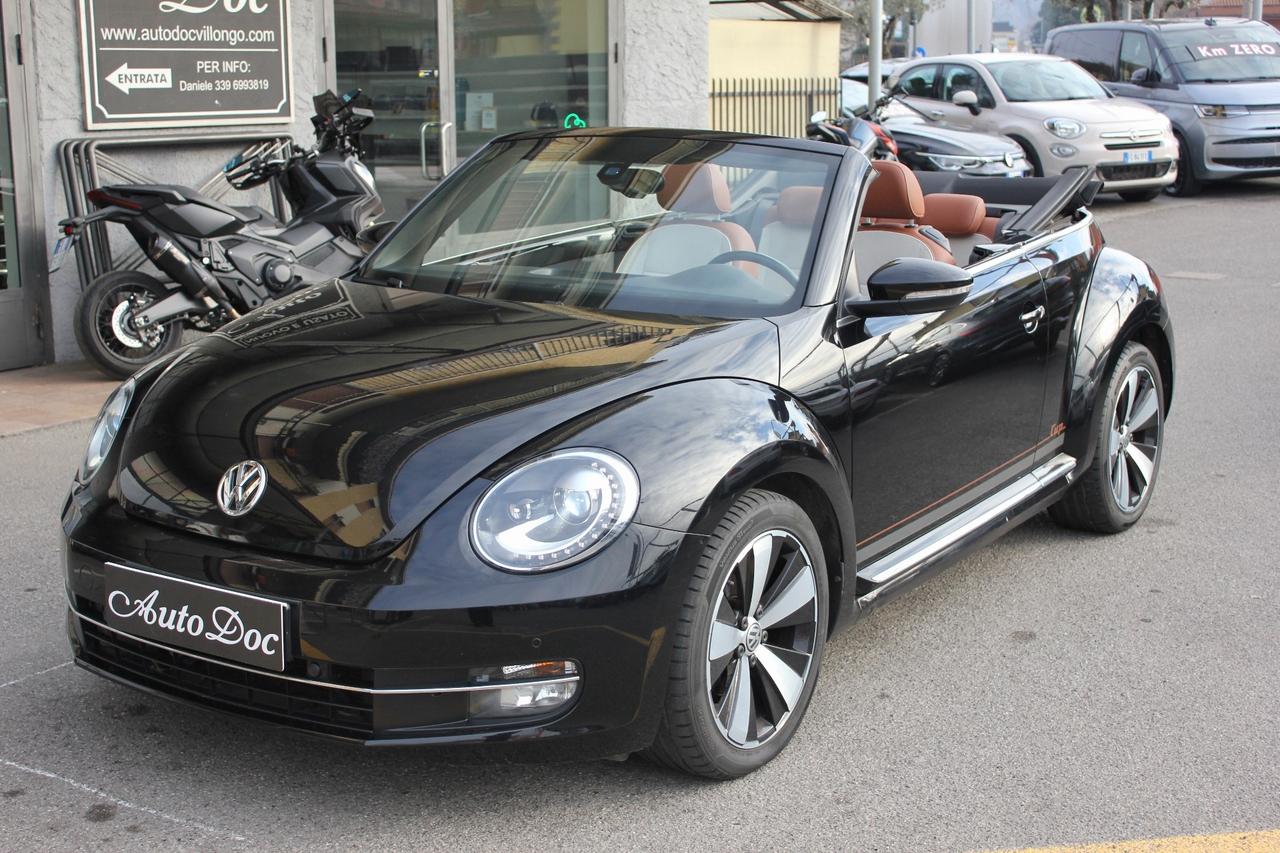Volkswagen Maggiolino DSG CUP CABRIO 1.2 TSI BIXENON NAVY SEDILI RISC.