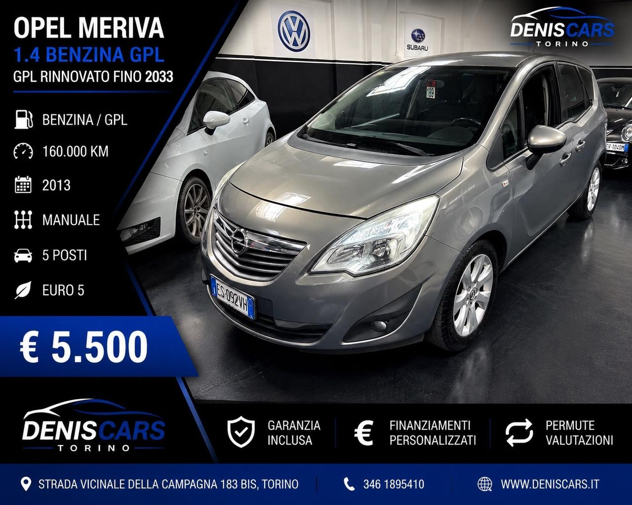 Opel Meriva 1.4 Turbo 120CV GPL Tech Cosmo