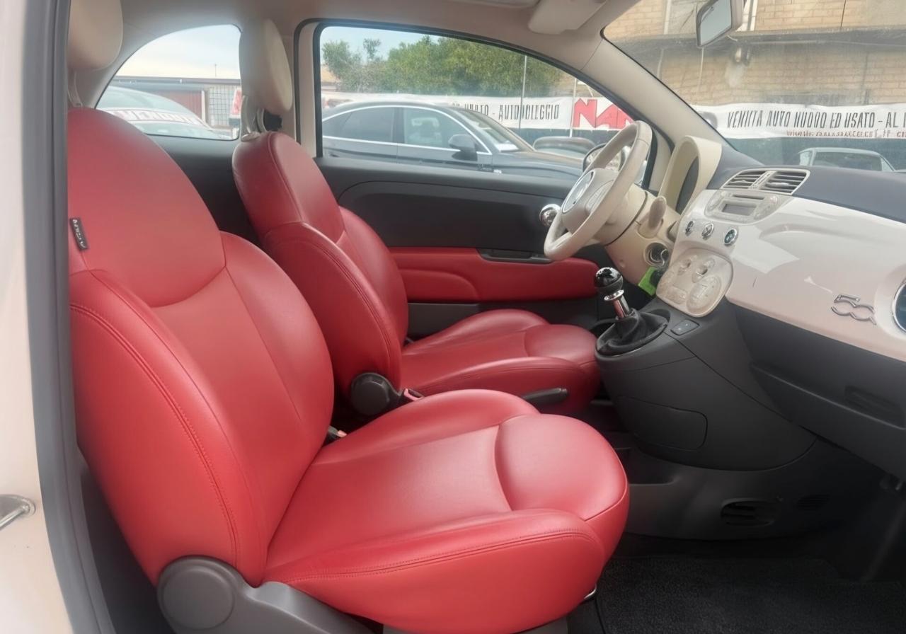 Fiat 500 1.2 Lounge *Pelle*Tetto*bianco perla