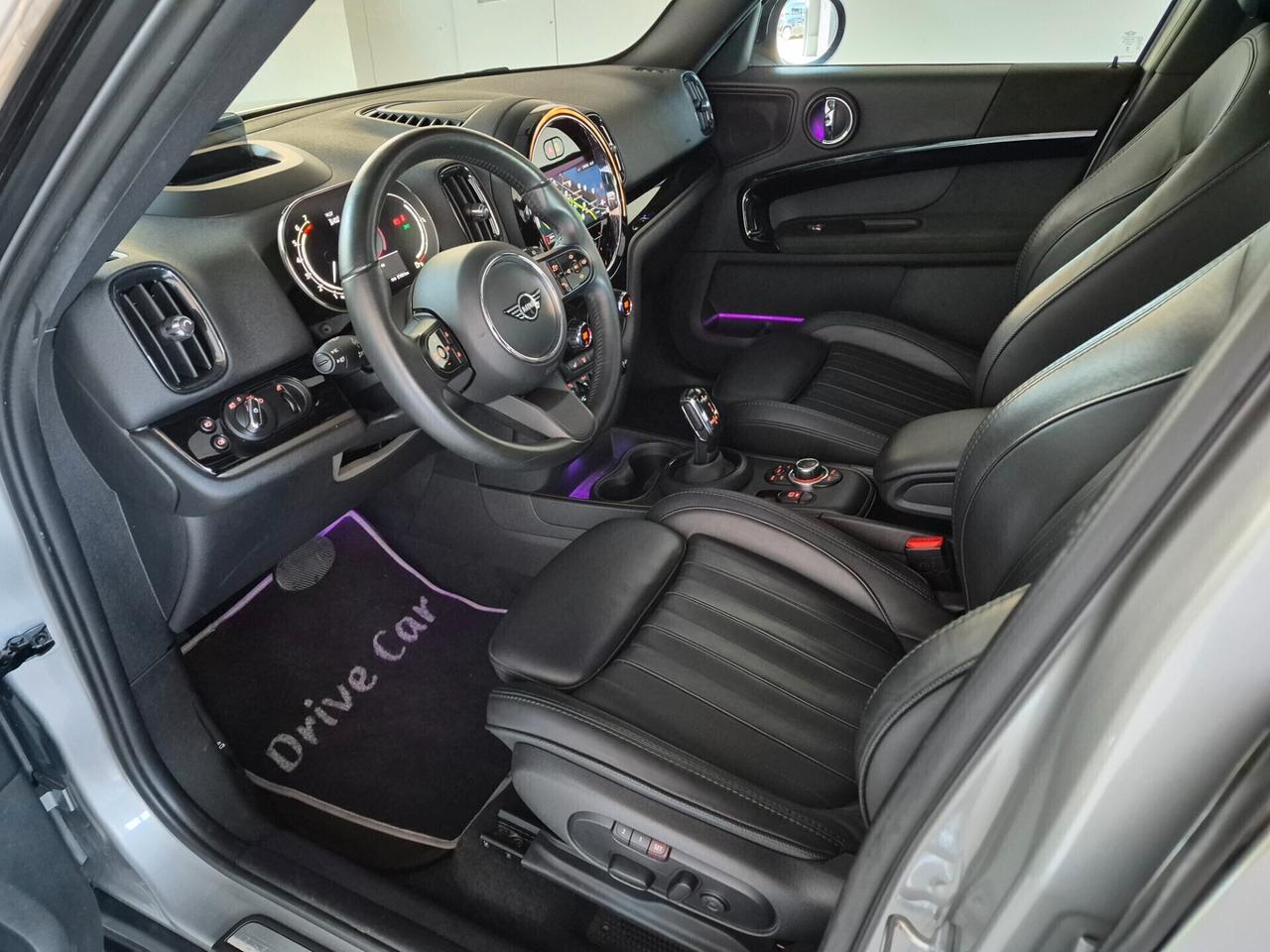 MINI Cooper Countryman PELLE TETTO LED NAVI APPLE CARPLAY RETROCAM. WIRELESS ACC SEDILI RISC.