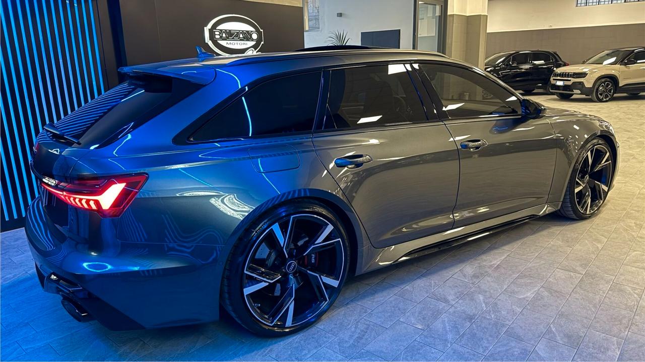 AUDI RS6 AVANT 4.0 TFSI V8 QUATTRO 2020 TETTO APRIBILE