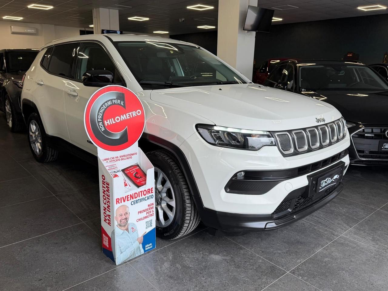 JEEP COMPASS 1.6 MJT LONGITUDE 130CV PELLE NAVI CAM ANNO 2021