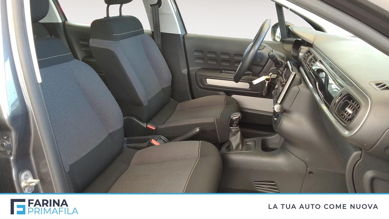 CITROEN C3 III 2017 - C3 1.2 puretech Feel s&s 83cv neopatentati my18