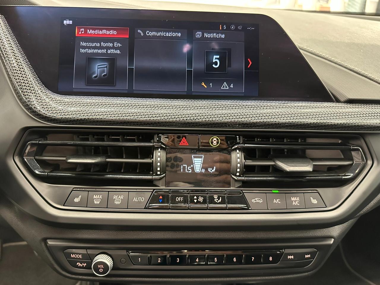 Bmw 118 5p.TETTO APRIBILE-UNICO PROPRIETARIO-KM CERTIFICATI