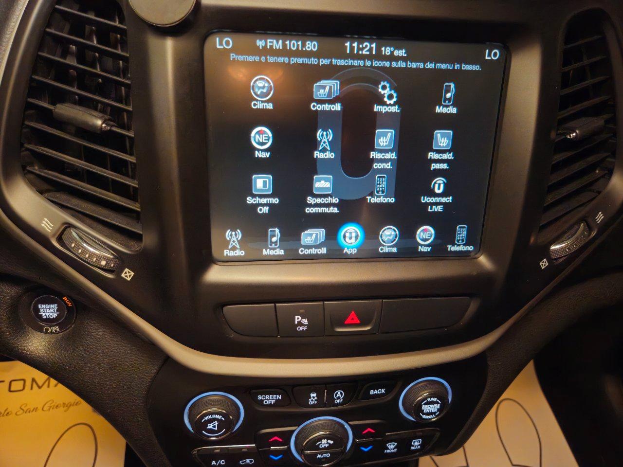Jeep Cherokee 2.2 mjt II Night Eagle 4wd active drive I 185cv auto my18