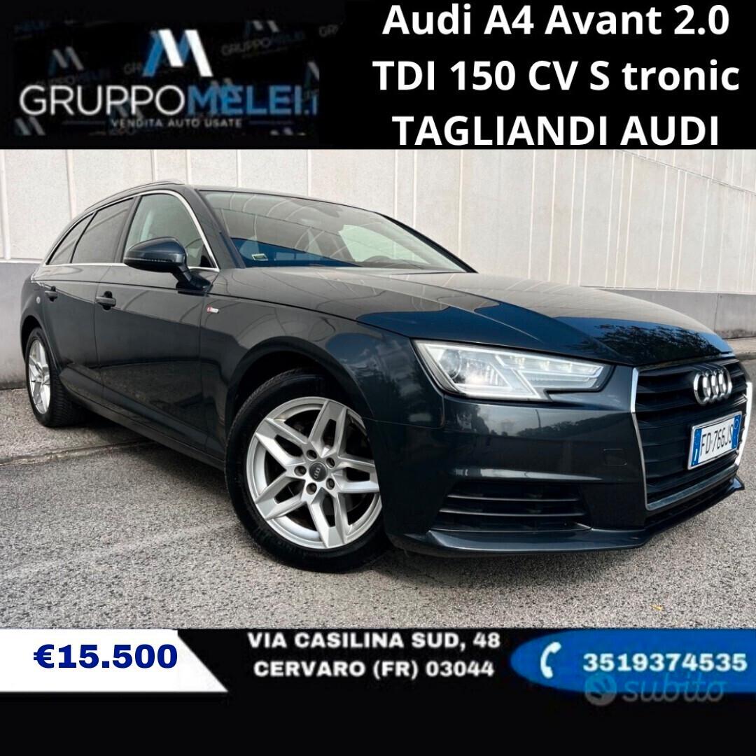 Audi A4 Avant 2.0 TDI 150 CV S tronic TAGLIANDI AUDI