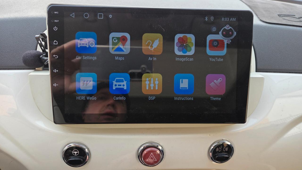 Fiat 500 1.2 GQ interni pelle