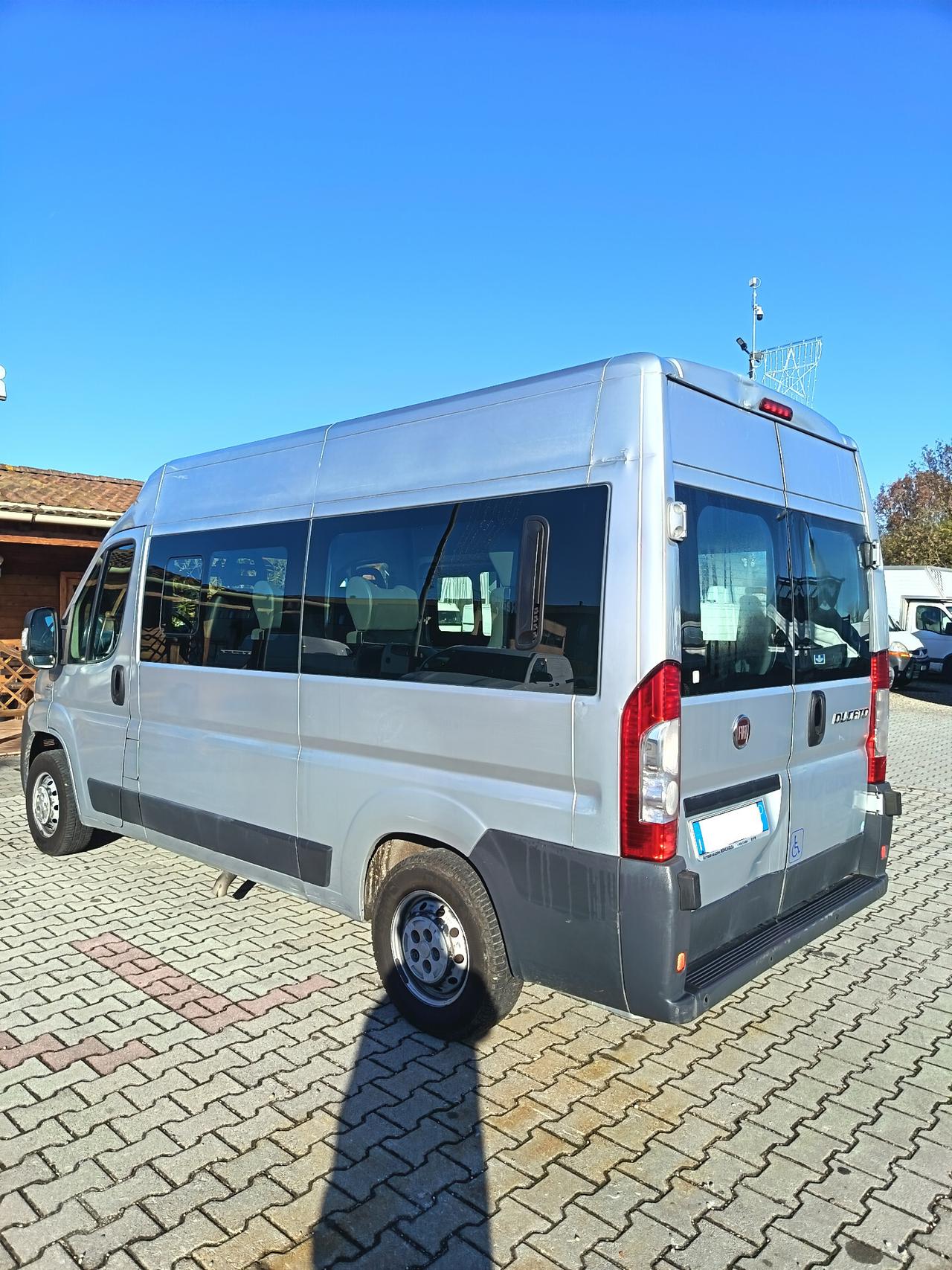 Fiat ducato 2.3 130cv trasporto disabili