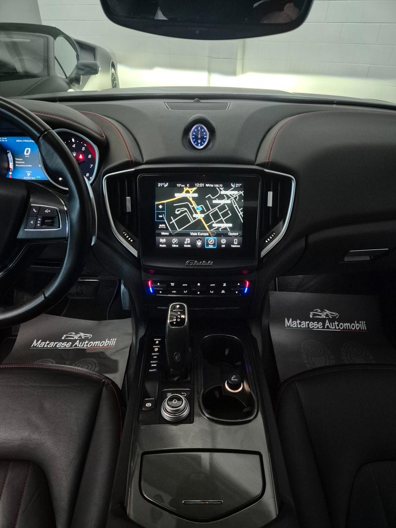 Maserati Ghibli 3.0 V6 350cv MotoreFerrari TettoApribile Garanzia