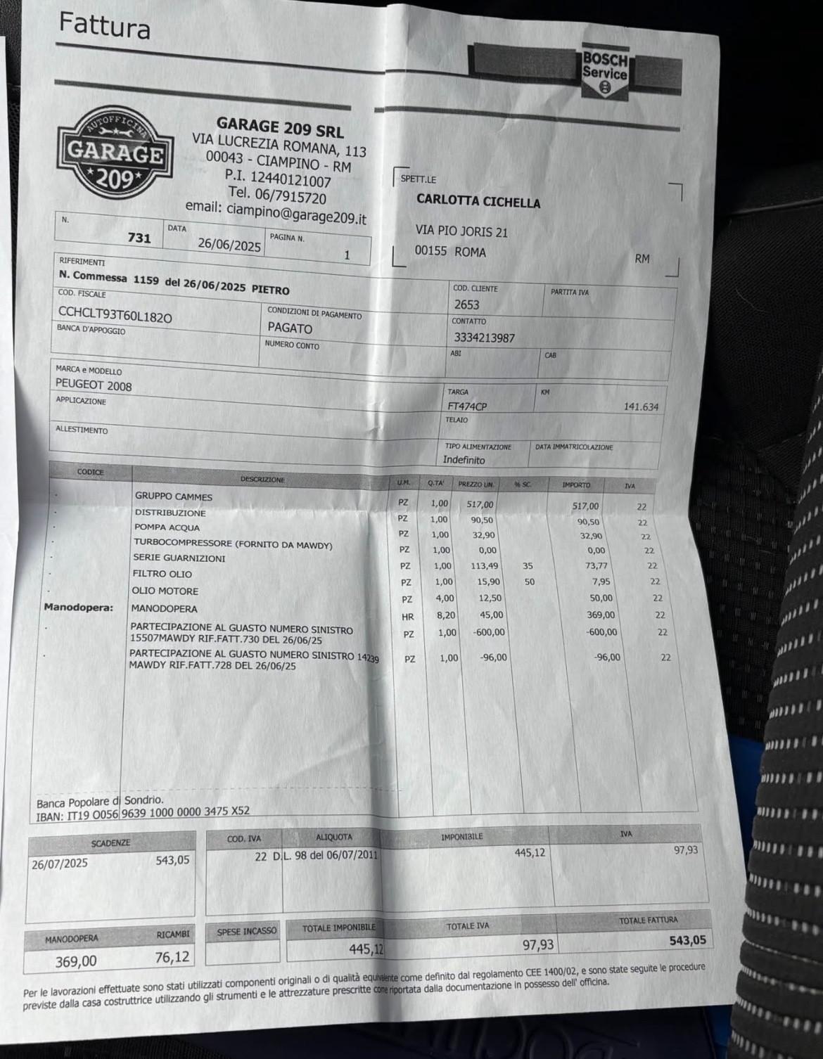 Peugeot 2008 1.5 Diesel AUTOMATICA PERFETTA