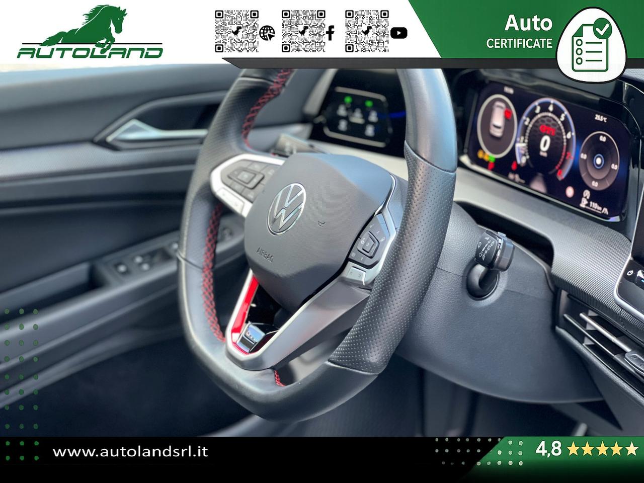 Volkswagen Golf 2.0 tsi GTI 265cv dsg TETTO - HEAD UP - PELLE - SEDILI VENTILATI