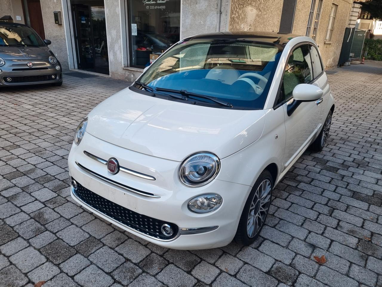 Fiat 500 1.2 Lounge 69cv anno2017 km71000 neopat
