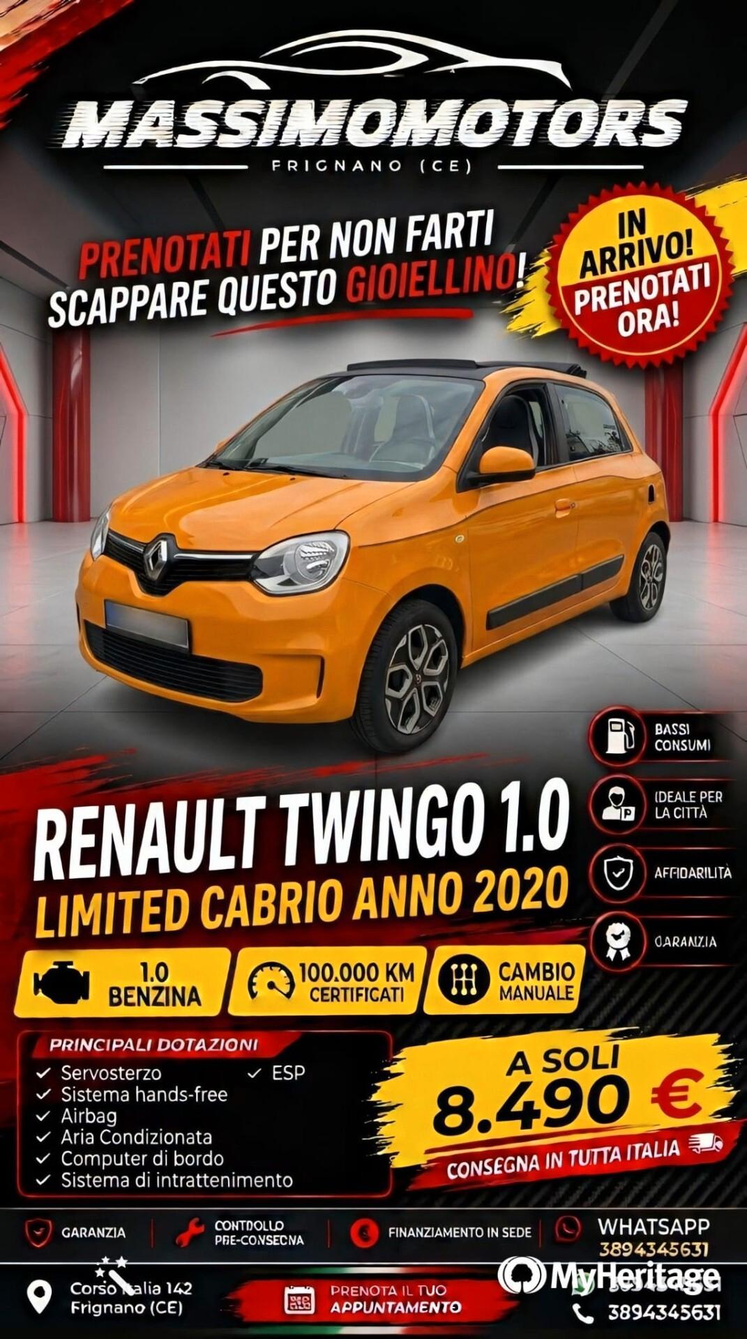 Renault Twingo 70 CV LIMITED CABRIO