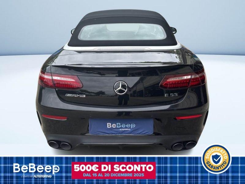 Mercedes-Benz Classe E Cbr E CABRIO 53 AMG MHEV (EQ-BOOST) 4MATIC + AUTO MY20