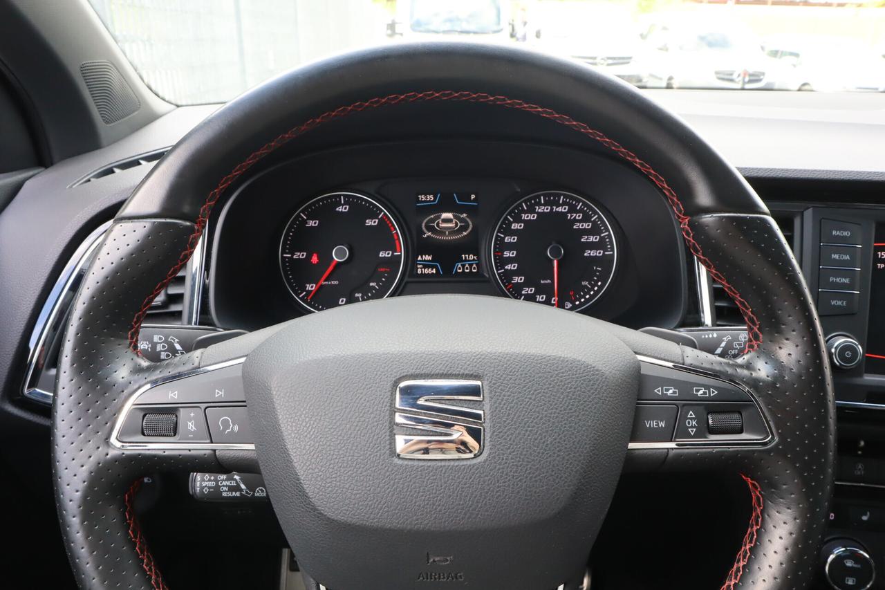 Seat Ateca 2.0 TDI 190 CV DSG 4 DRIVE FR LINE GANCIO DI TRAINO SOUNDSYSTEM LED
