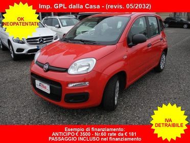 FIAT Panda 1.2 69cv S&S EasyPower GPL -OK NEOPAT.- 65.000 Km