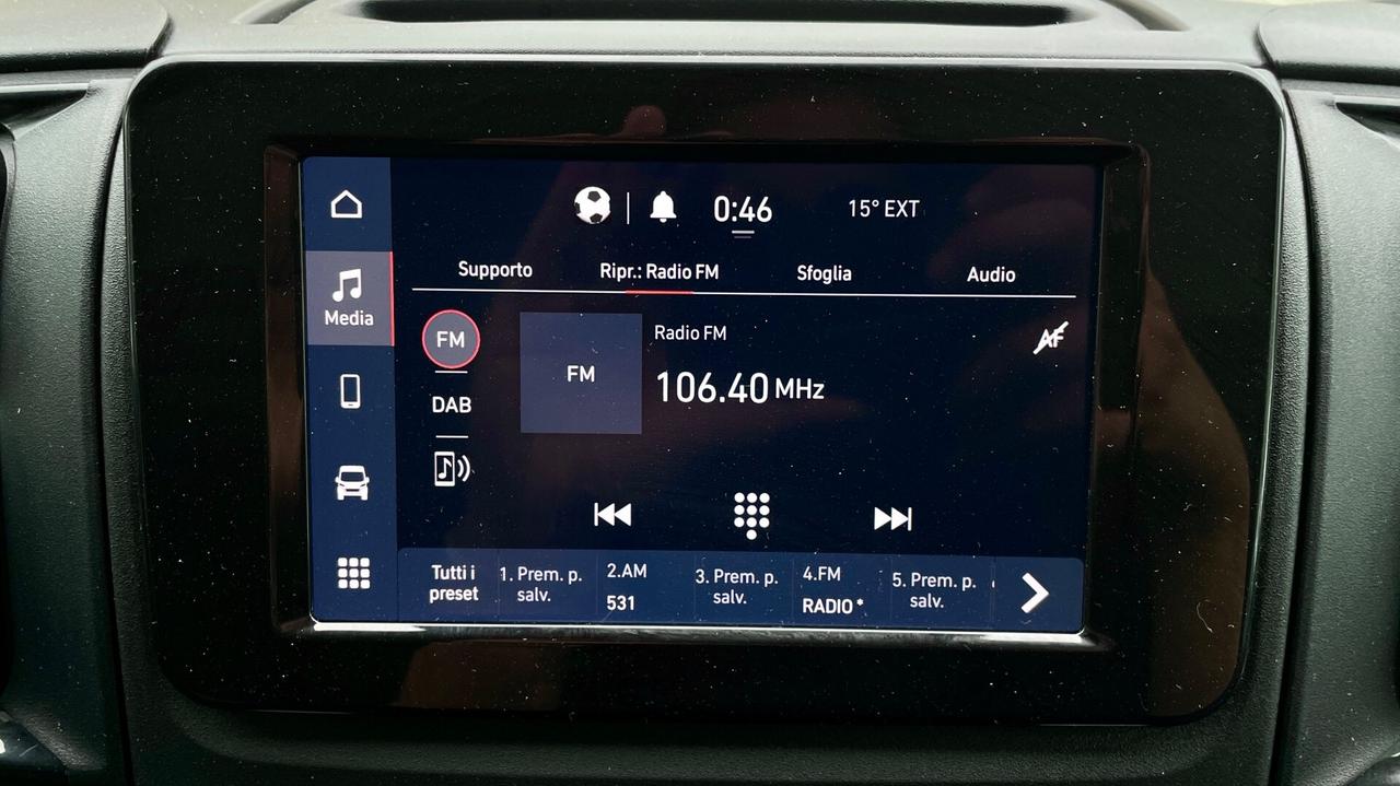 FIAT DUCATO 35 2.2 MJT PM-TM LAMIERATO 140CV - TELECAMERA POSTERIORE, CRUISE CONTROL, CARPLAY