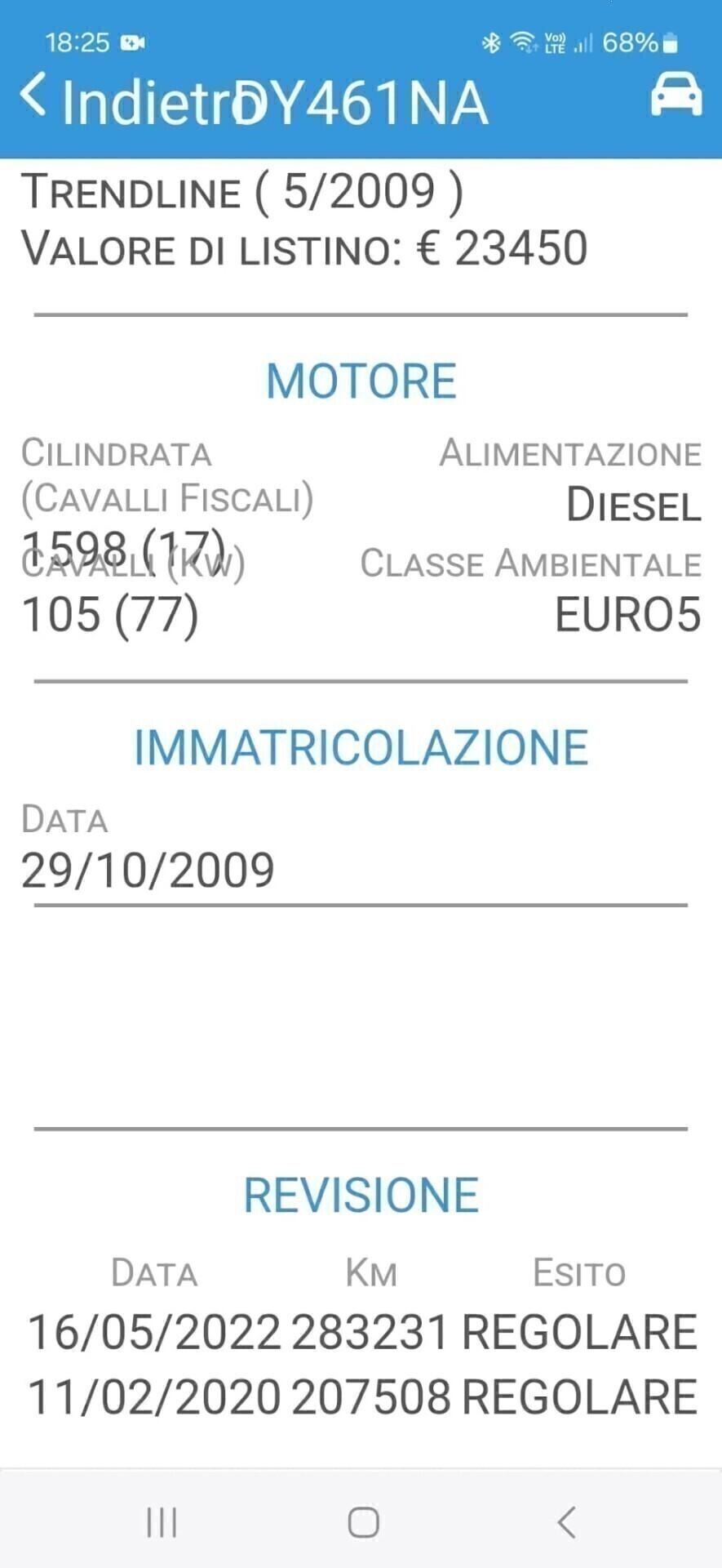 VOLKSWAGEN GOLF PLUS 1,6 TDI-FOTO TAGLIA E REVISIO