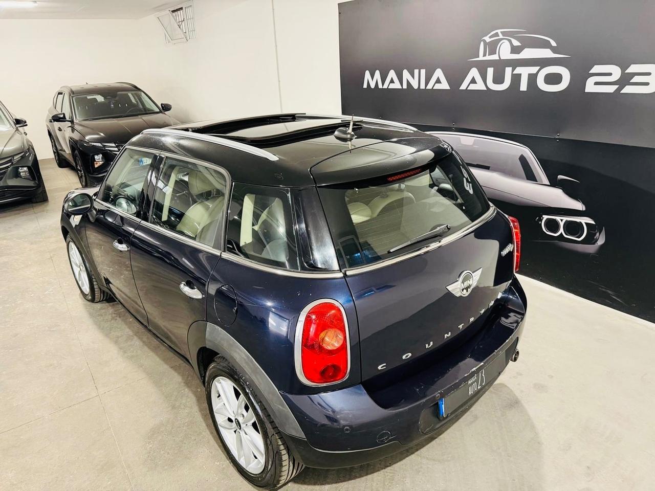 Mini COUNTRYMAN COOPER D ALL 4*1.6*111 CV*NEOPATENTATI*NAVI*TETTO*