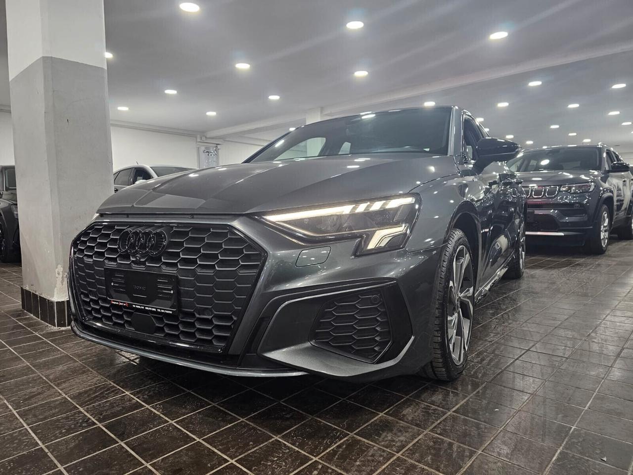 NUOVA AUDI A3 SPORTBACK S-LINE 35 TDI 150CV S-TRONIC IDENTITY BLACK