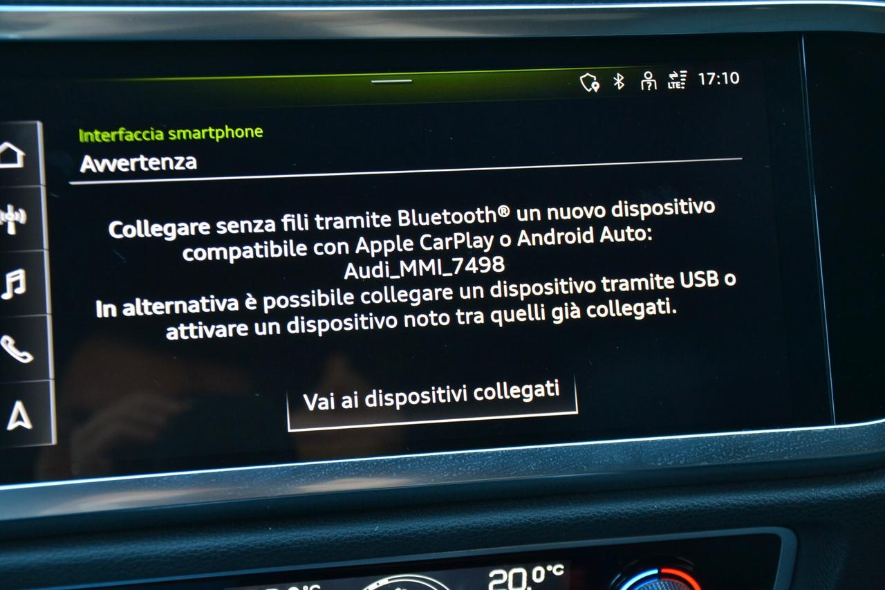 Audi Q3 2.0 TDI 150CV QUATTRO S-TRONIC SPORTBACK PREZZO SENZA VINCOLI • UNIPRO' • ITALIANA • IVA ESPOSTA GARANZIA 12M