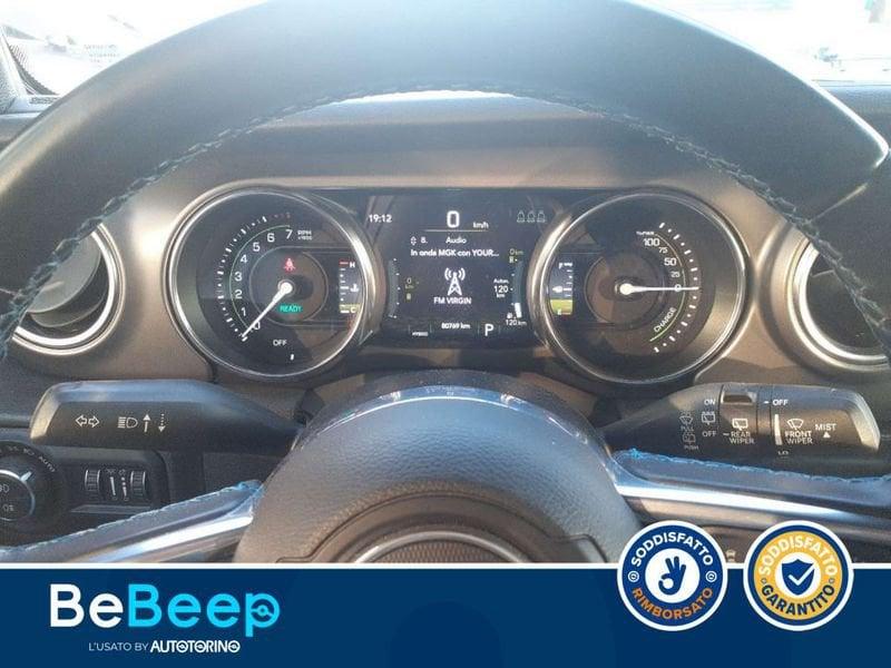 Jeep Wrangler UNLIMITED 2.0 ATX PHEV RUBICON 4XE AUTO
