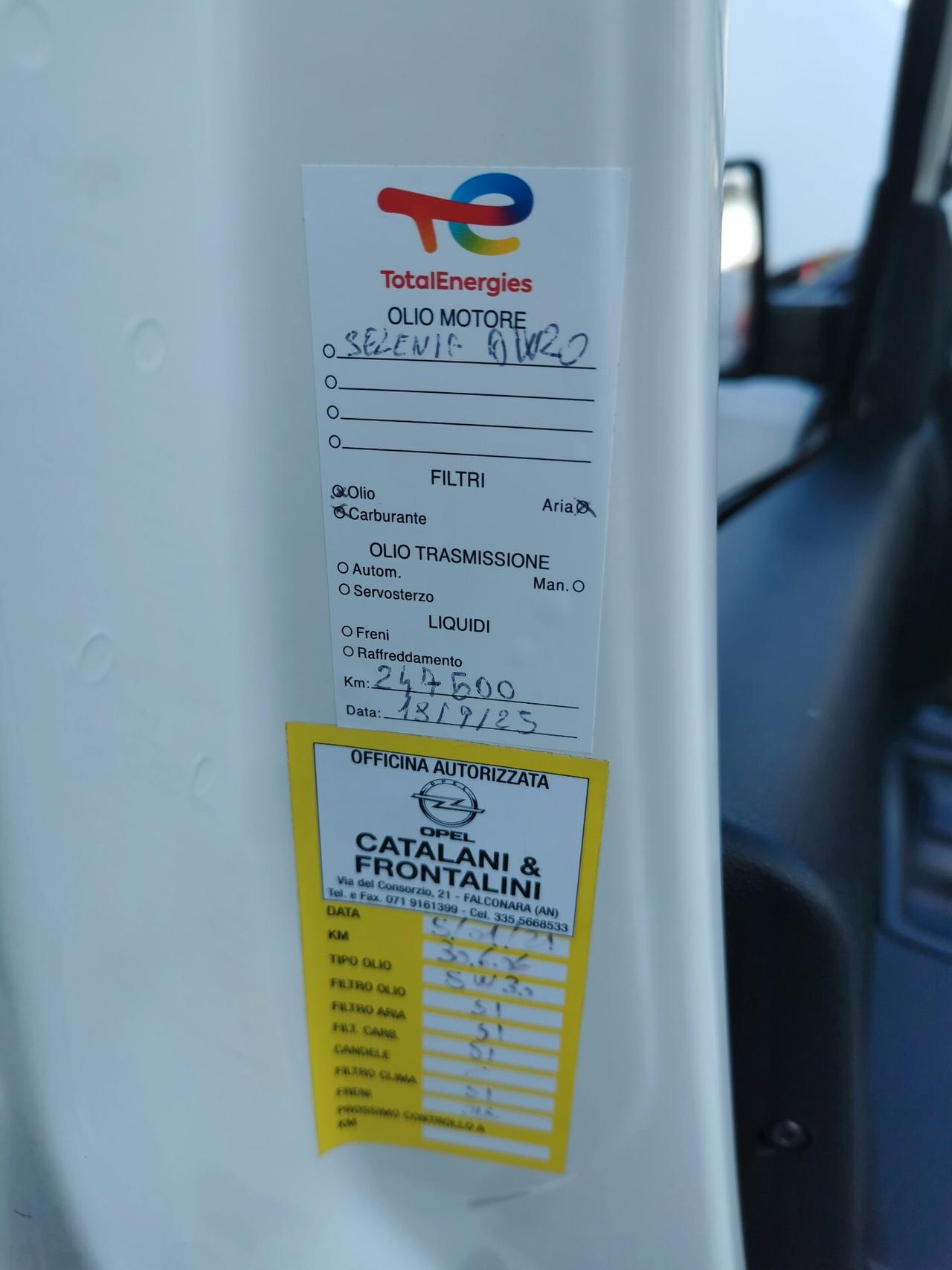 Doblò 1.6 mj maxi 3 posti anno 2020
