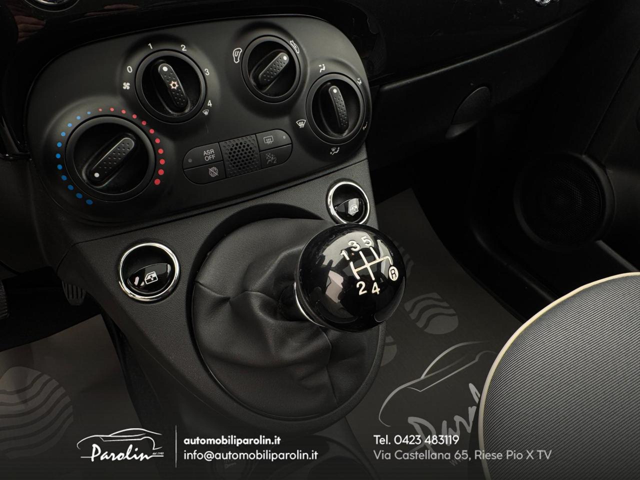 FIAT 500 1.2 S&S Lounge Tetto-Sensori-Ruotino