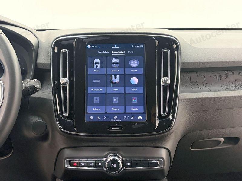 Volvo XC40 XC40 RECHARGE PURE ELETRIC SINGLE MOTOR FWD CORE N1 **AUTOCARRO SENZA GRIGLIA**