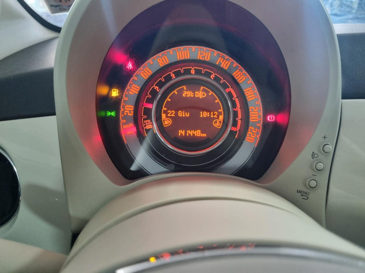 FIAT 500 1.2 BENZINA 69CV LOUNGE NEOPATENTATI
