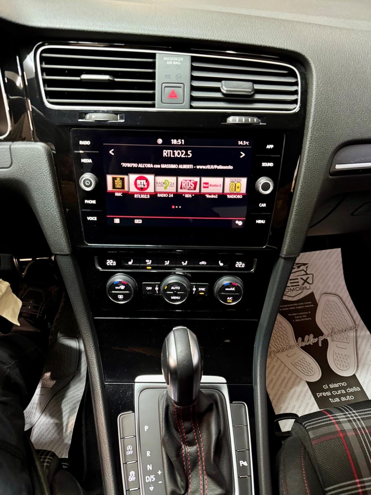 VW Golf Vll GTI 2.0TSI 245cv DSG E6