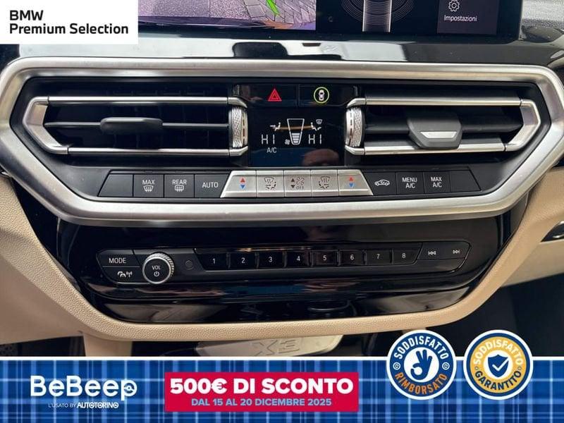 BMW X3 XDRIVE20D MHEV 48V AUTO