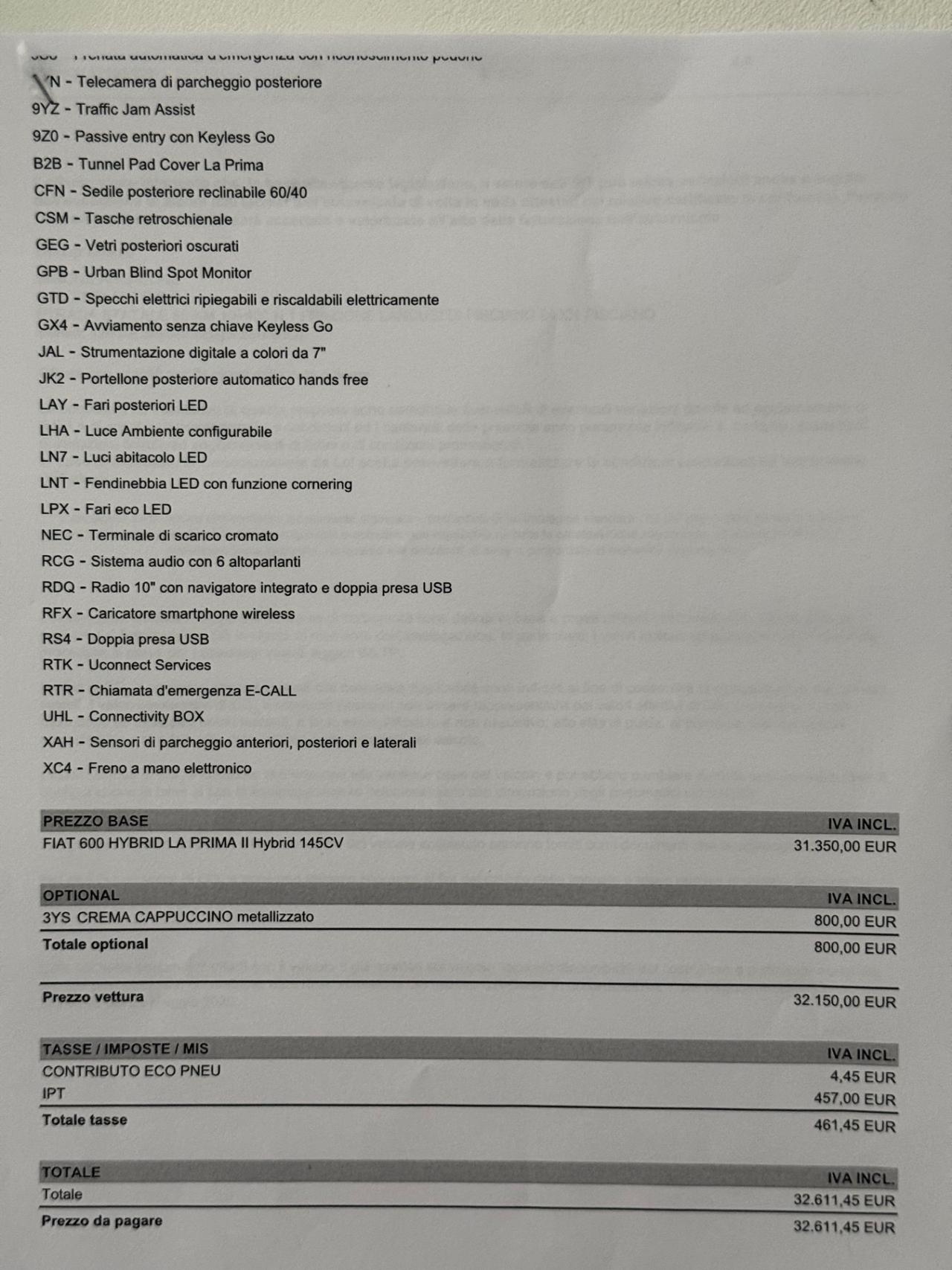 Fiat 600 Hybrid 145 CV DCT MHEV La Prima