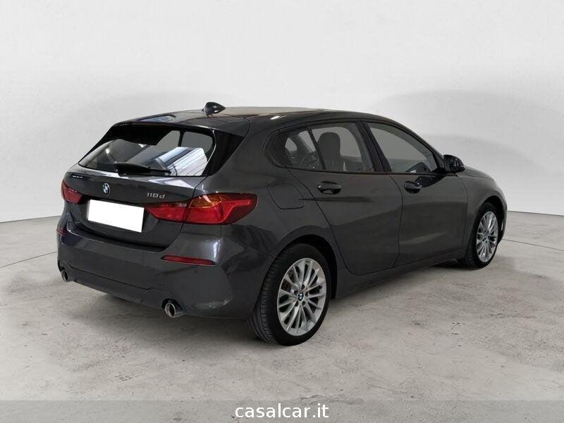 BMW Serie 1 118d 5p. Business Advantage FINO A 3 ANNI DI GARANZIA KM ILLIMITATI PARI ALLA NUOVA