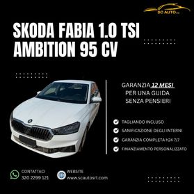 Skoda Fabia 1.0 TSI 95 CV Ambition PREZZO CON FINANZIAMENTO