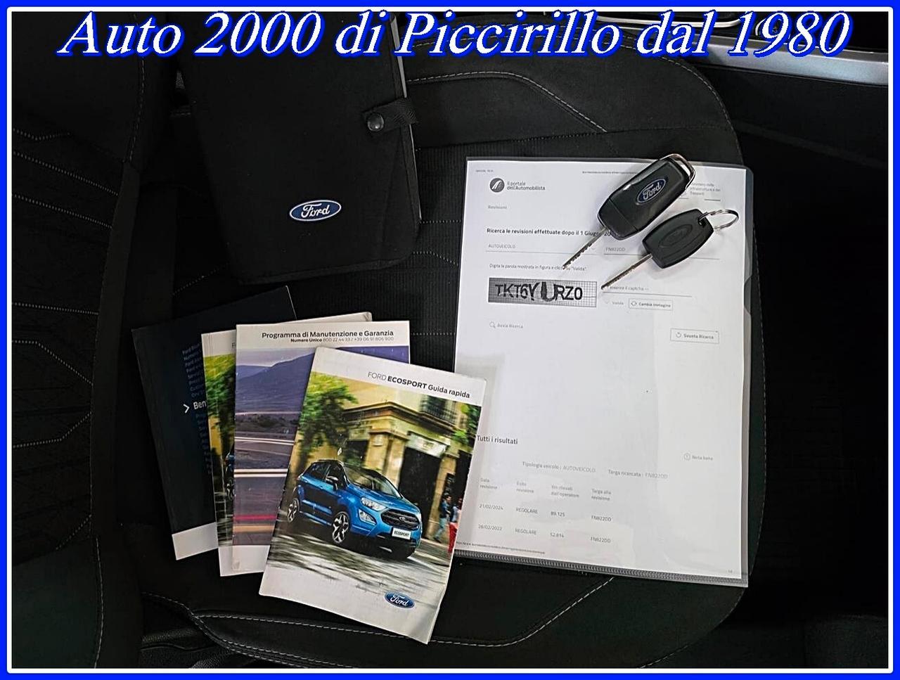 Ford EcoSport 1500 TDCi 100 CV S&S Garanzia12Mesi