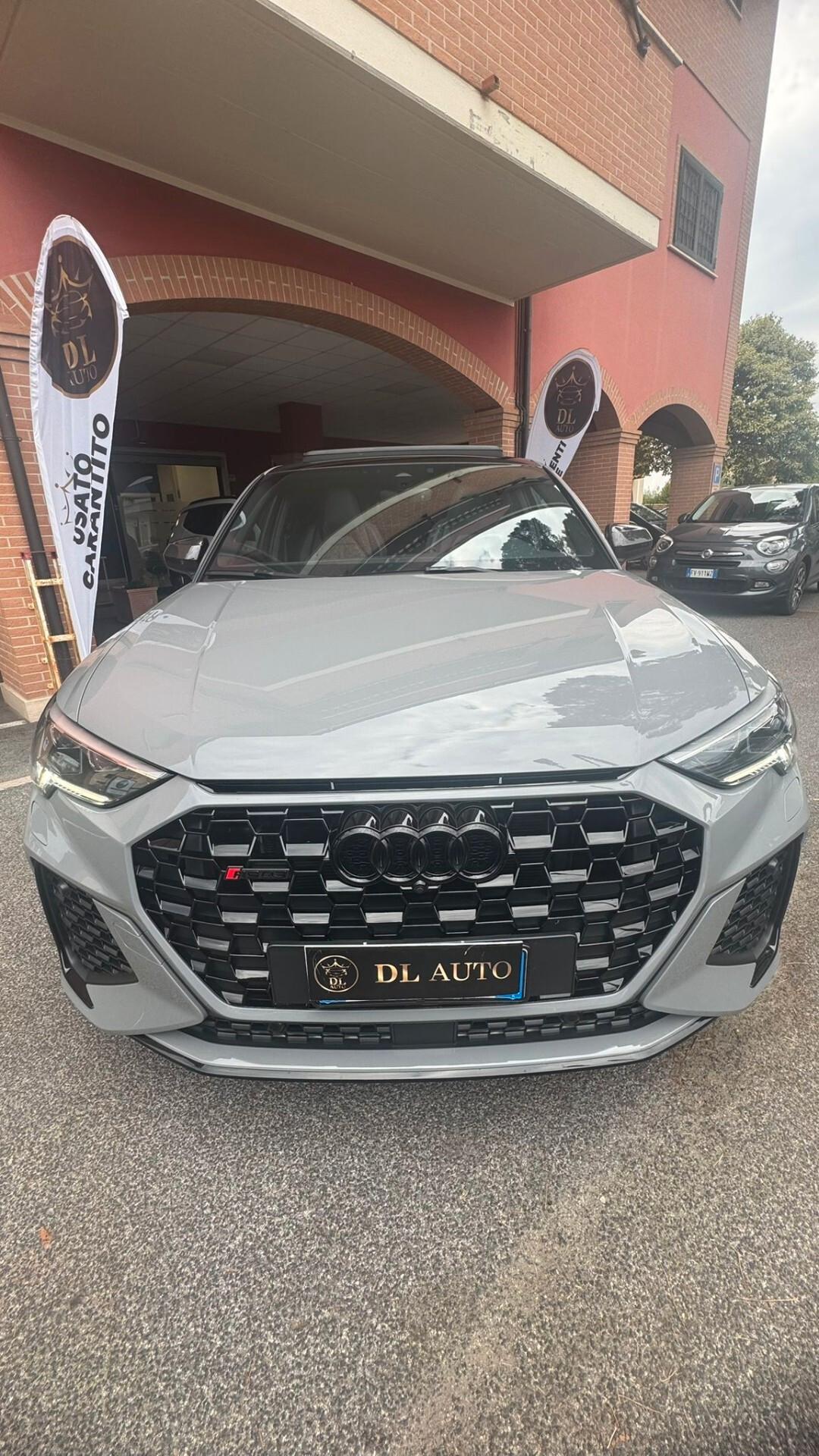 Audi RS Q3 R3 SPORTBACK GRIGIO NARDò TETTO APRIBILE GARANZIA CASA MADRE 2027