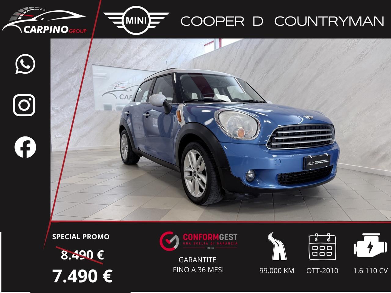 Mini Cooper D Countryman 1.6