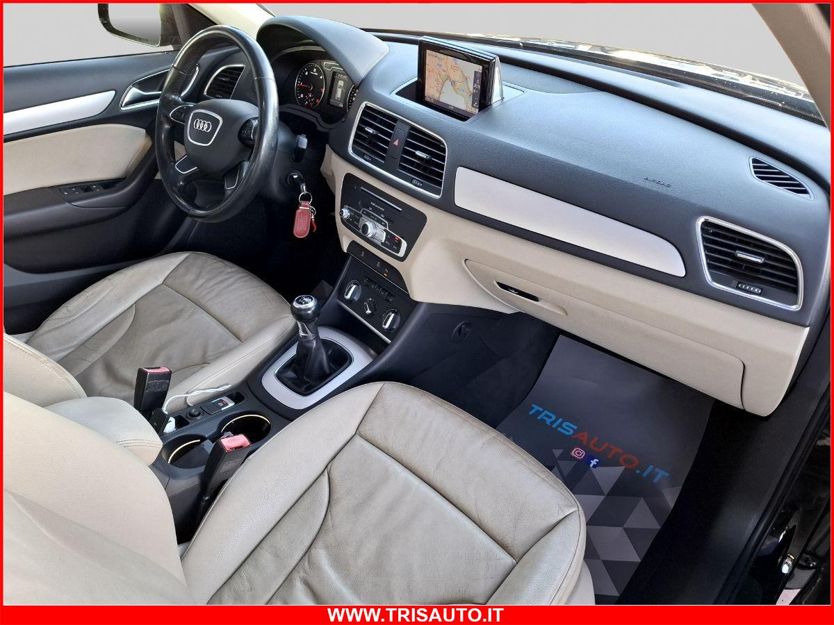AUDI Q3 2.0 Tdi (TETTO PANORAMICO+BIXENO+PELLE+NAVI)
